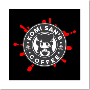 Komi_san coffee Posters and Art